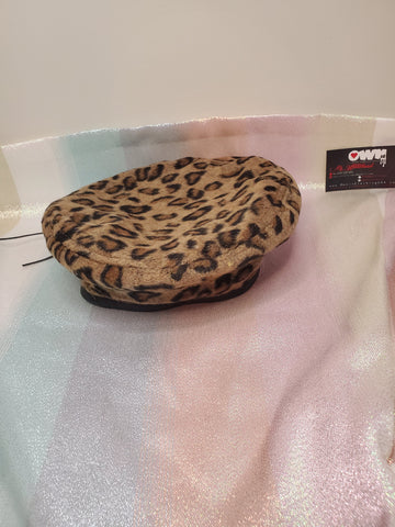 Leopard Beret